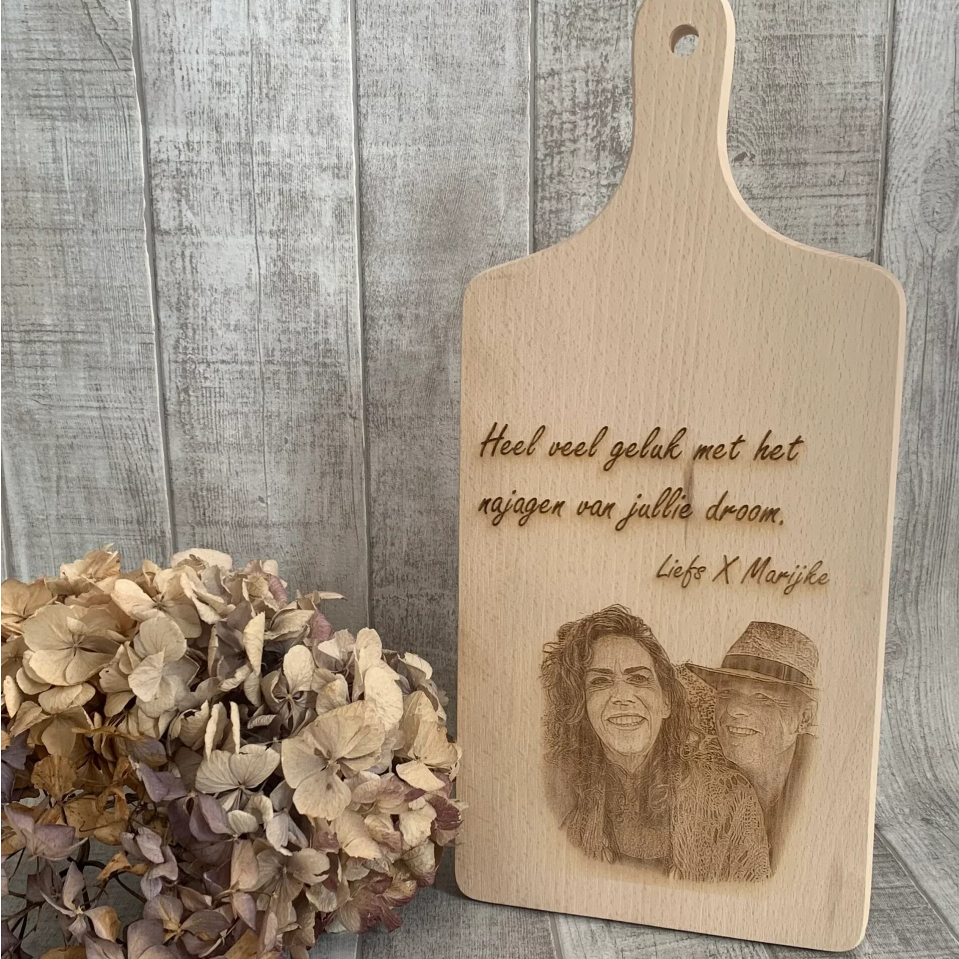 Borrelplank met foto