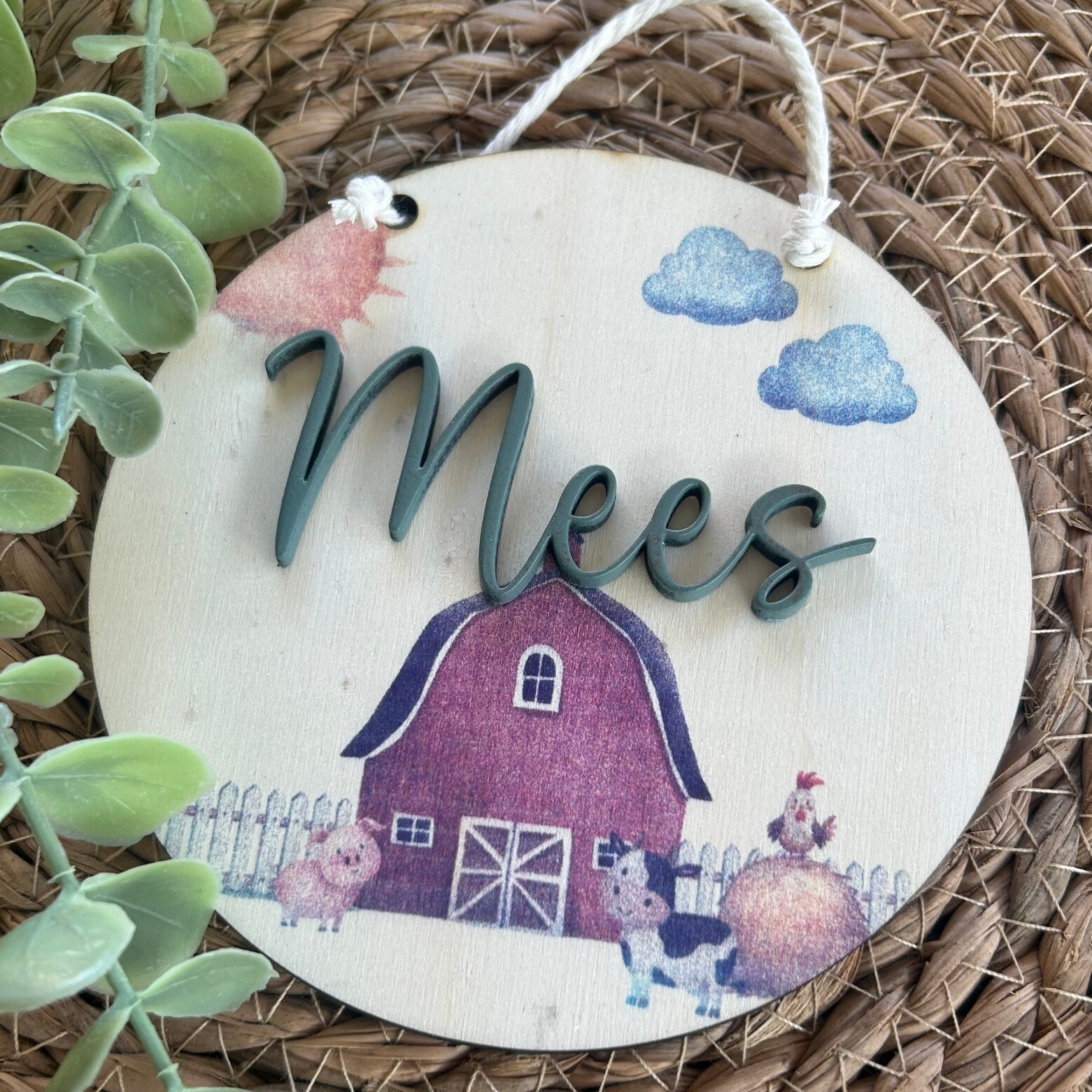 Geboortebord Boerderij