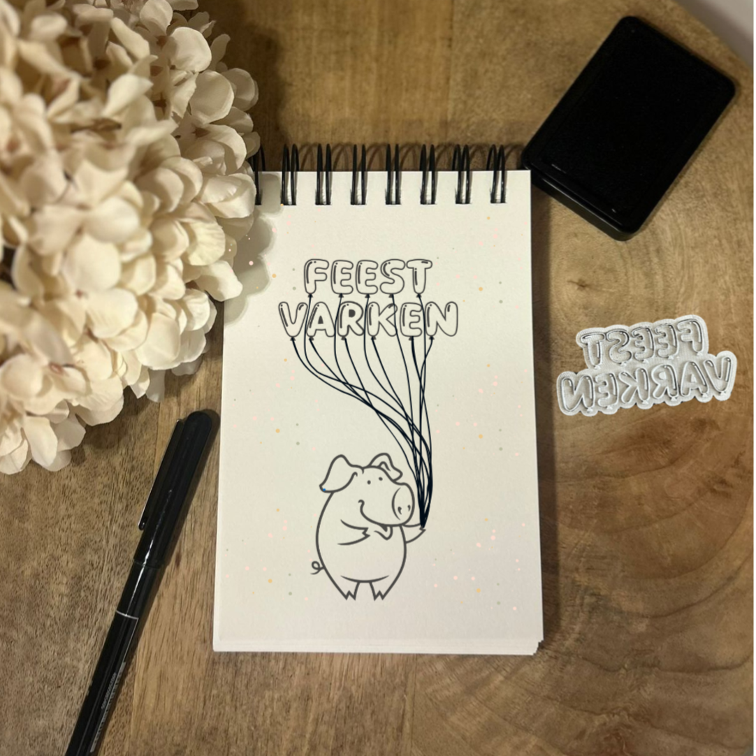 Stempel: Feestvarken