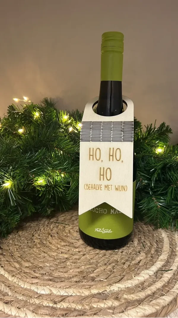 Wijnlabel - Ho ho ho
