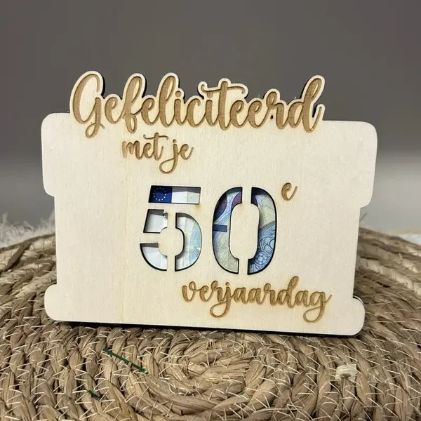 Cadeaukaart - Gefeliciteerd