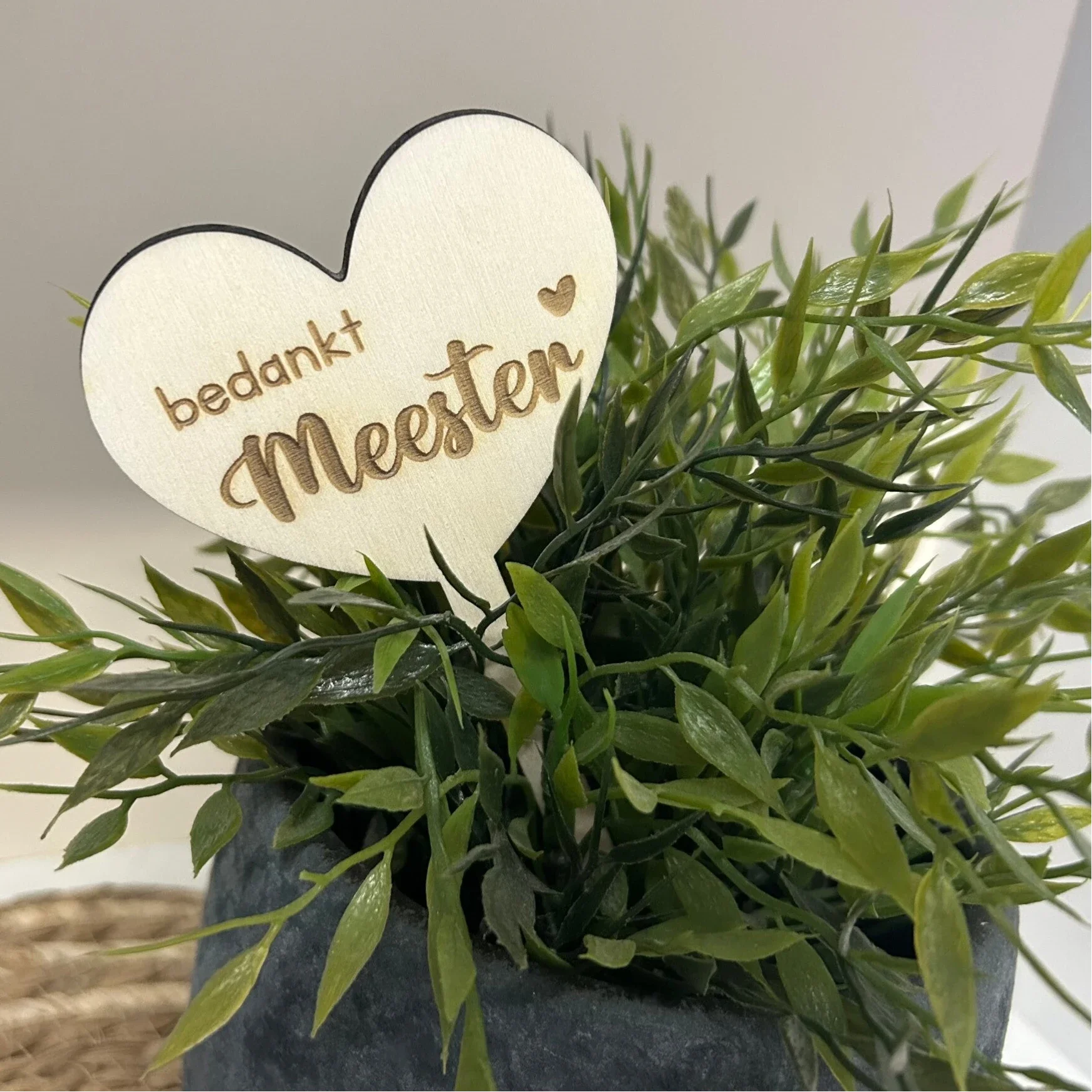 Plantensteker - Bedankt