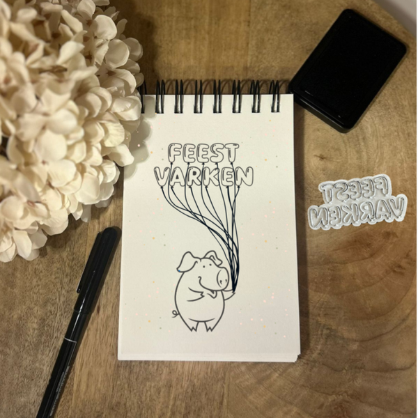 Stempel: Feestvarken