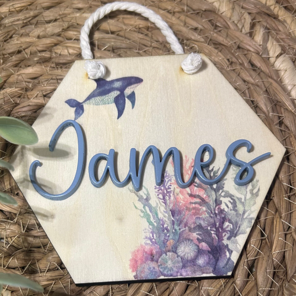 Geboortebord Diep in de Zee