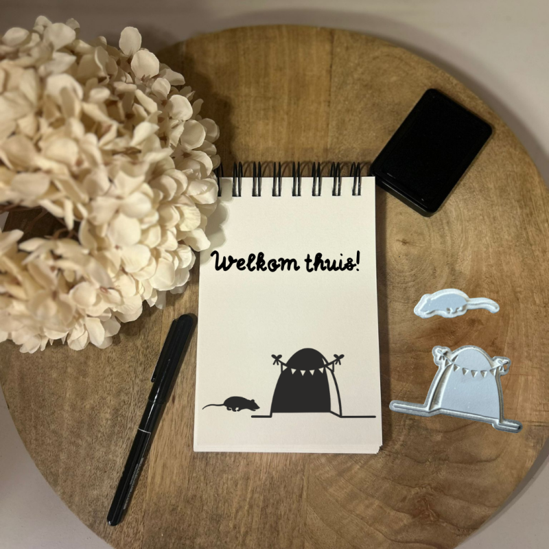 Stempel: Muizen feesthuis