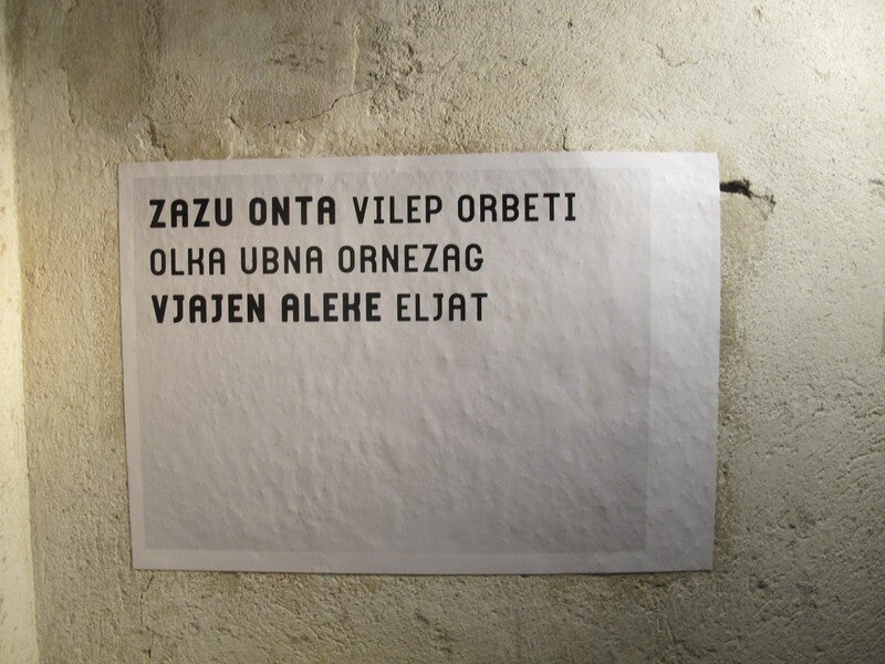 Wall text in Ovisms