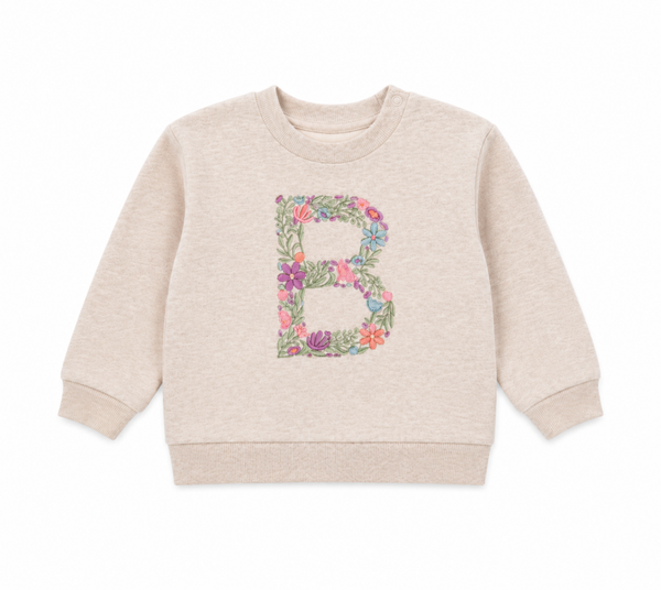 Bloemenletter Trui
