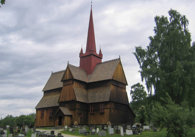 Staafkerk Ringebu.