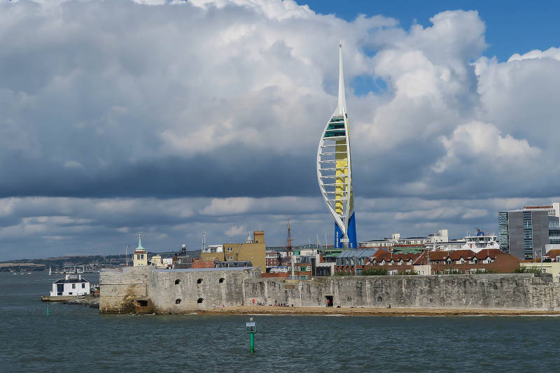 On the ferry from Wight to Gatwick