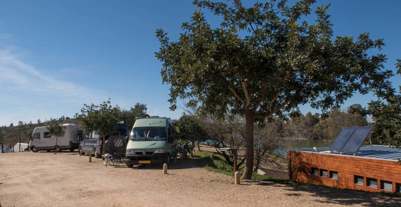 Camperplaats bij de mijn.