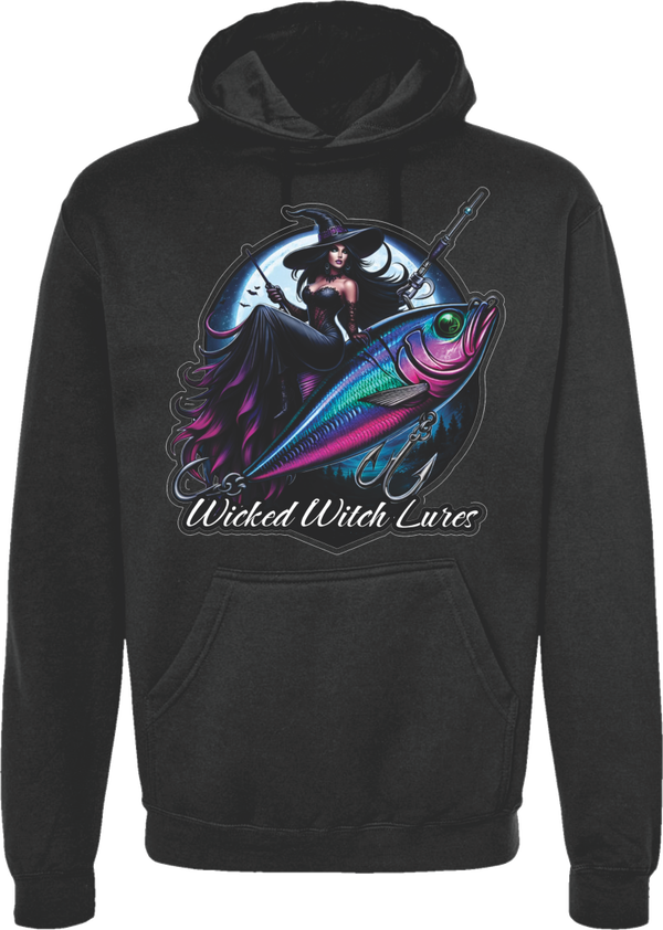 BLACK OR GRAY UNISEX WICKED WITCH HOODIE