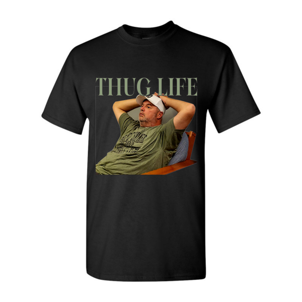 BLACK T-SHIRT THUG LIFE (GREG)