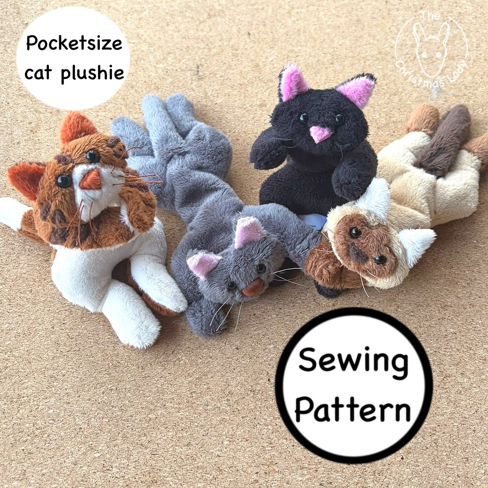 Pocketsize cat plush