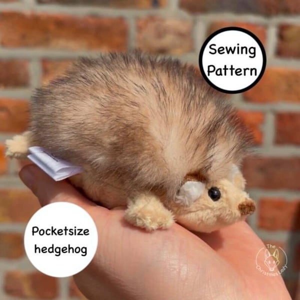 Hedgehog sewing pattern