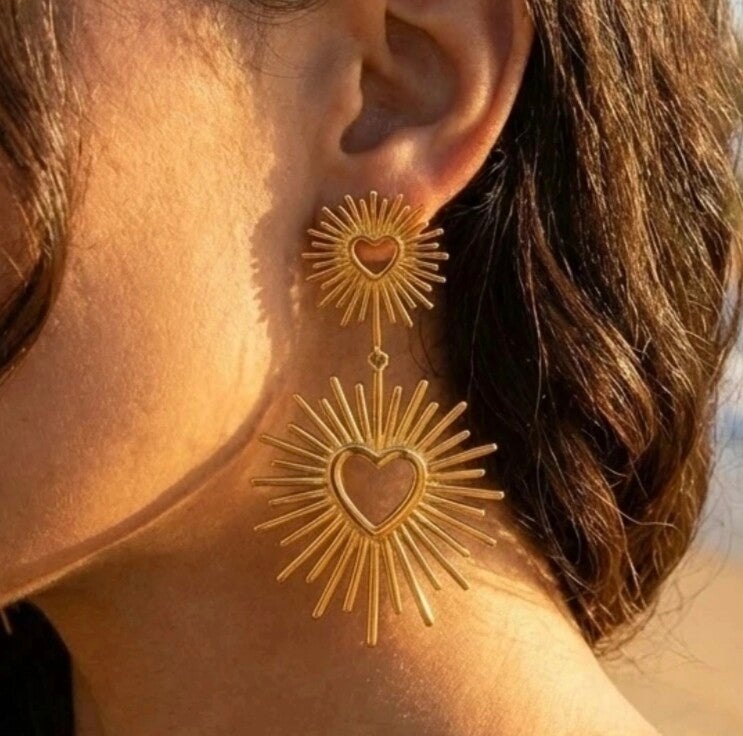 Boucles d'oreilles love