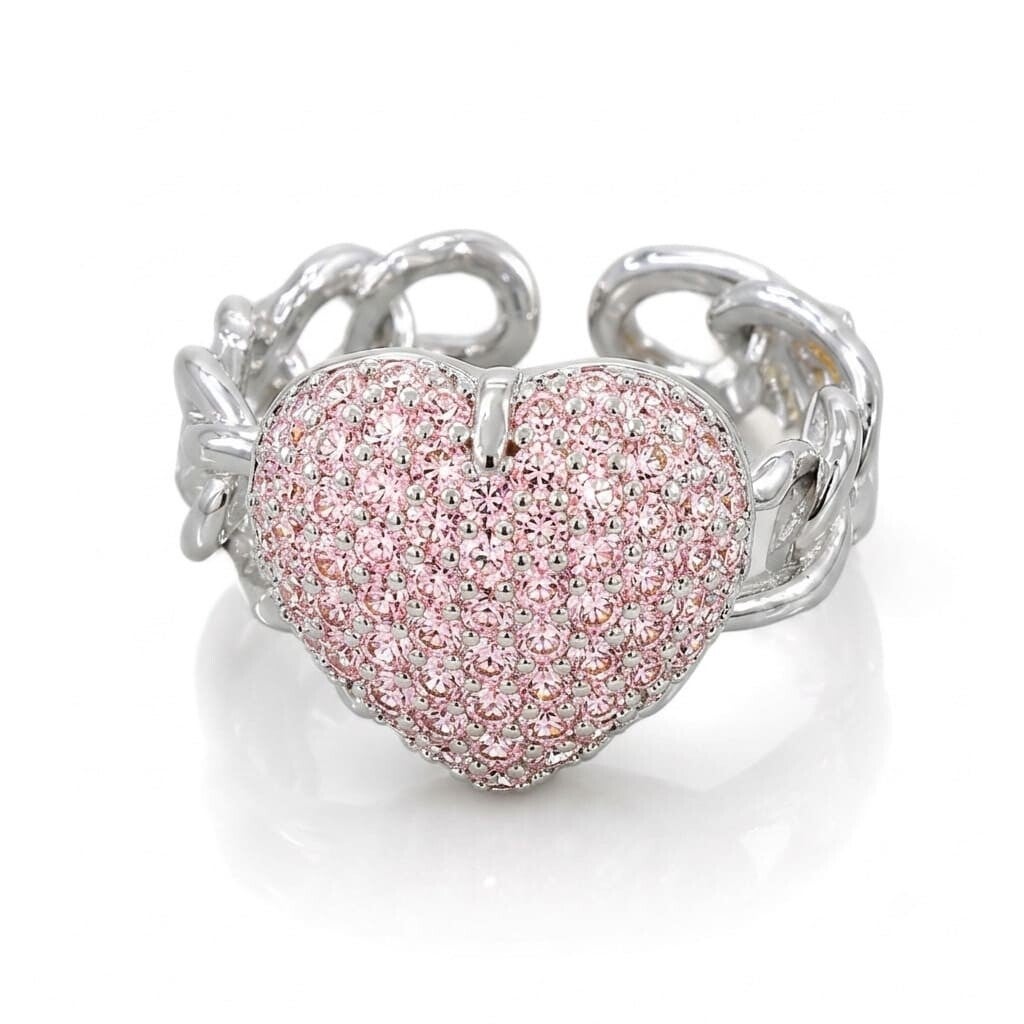 Corazón plateado