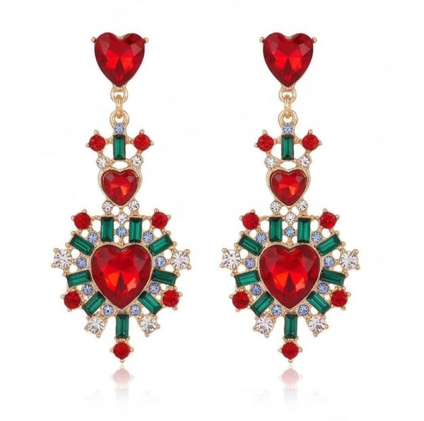 aretes largos