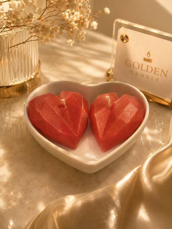Two Hearts Candle set