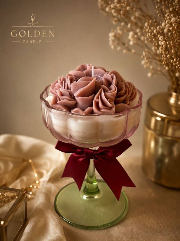 Rose Bouquet Candle
