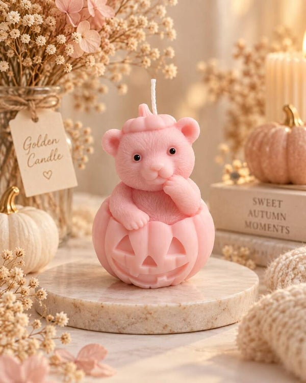 De Pink Pumpkin Bear