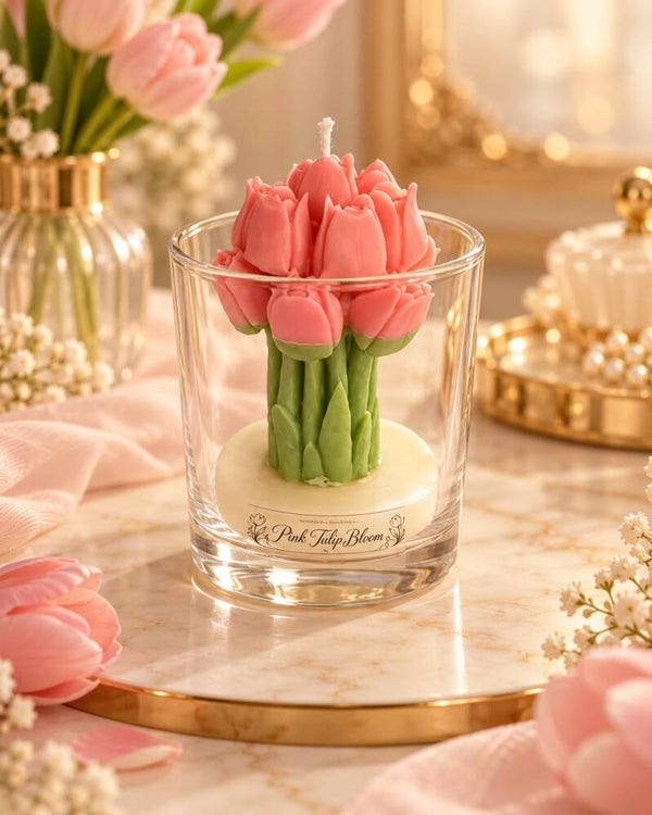 Pink Tulip Bloom