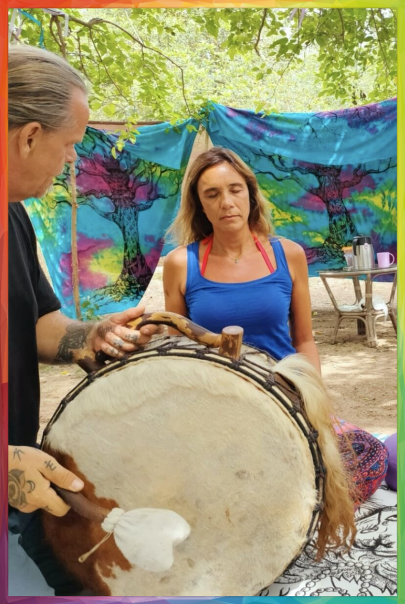 Spirituele trance trommelsessie