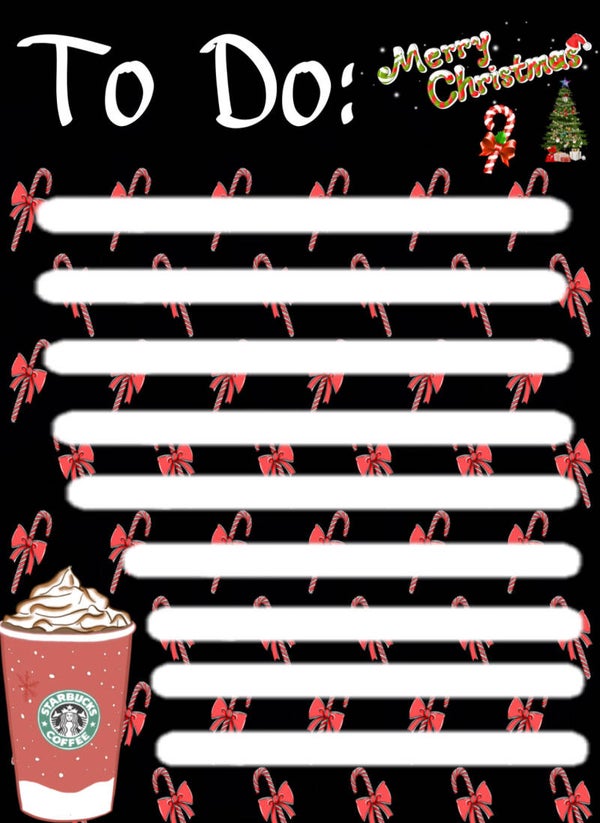 Christmas To Do List