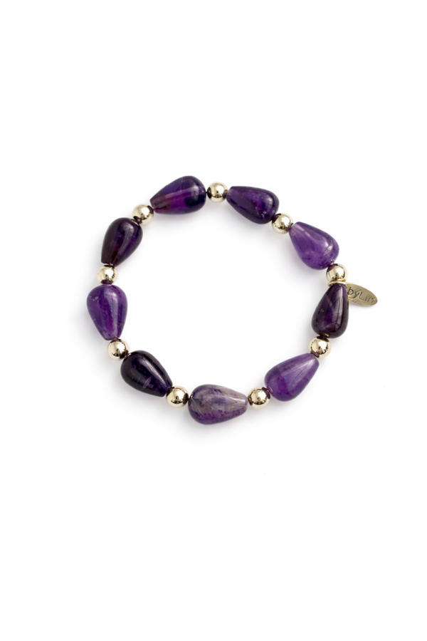 Amethist flow armband