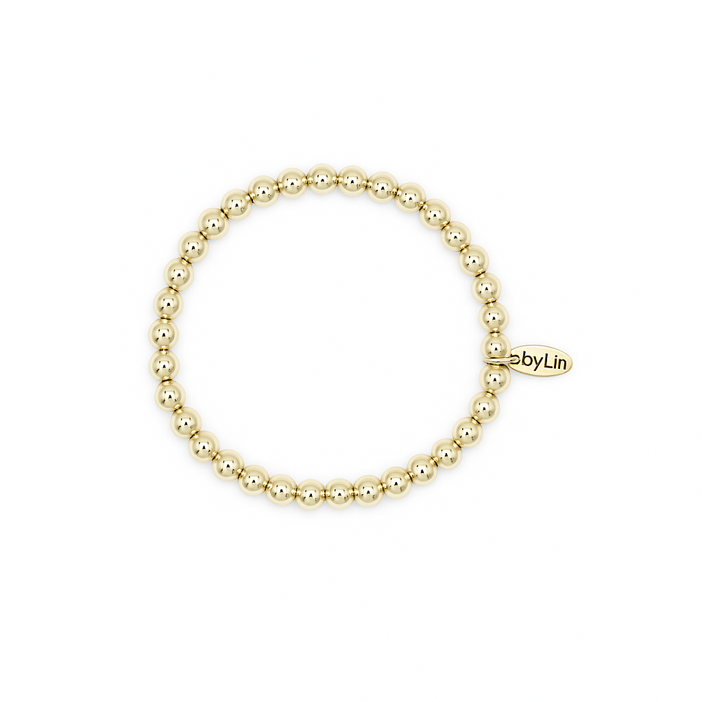 Armband goldplated classic 6 mm