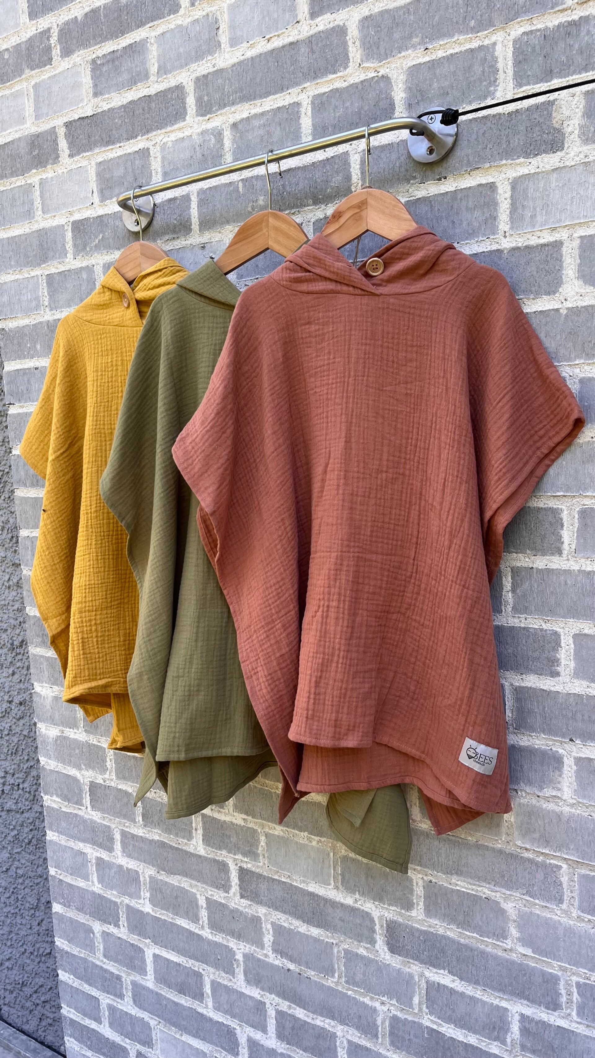 Badeponcho Bio-Musselin