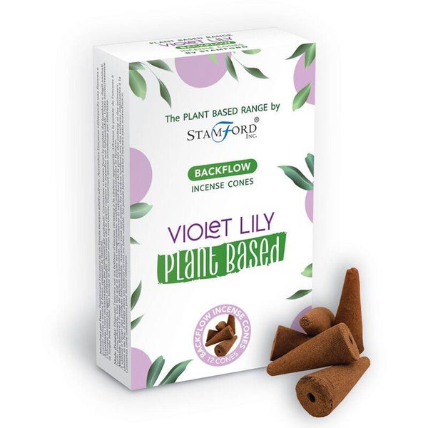 Plantaardige Backflow Wierookkegels - Violet Lilly