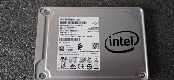 Intel pro 5450s 128gb SSD