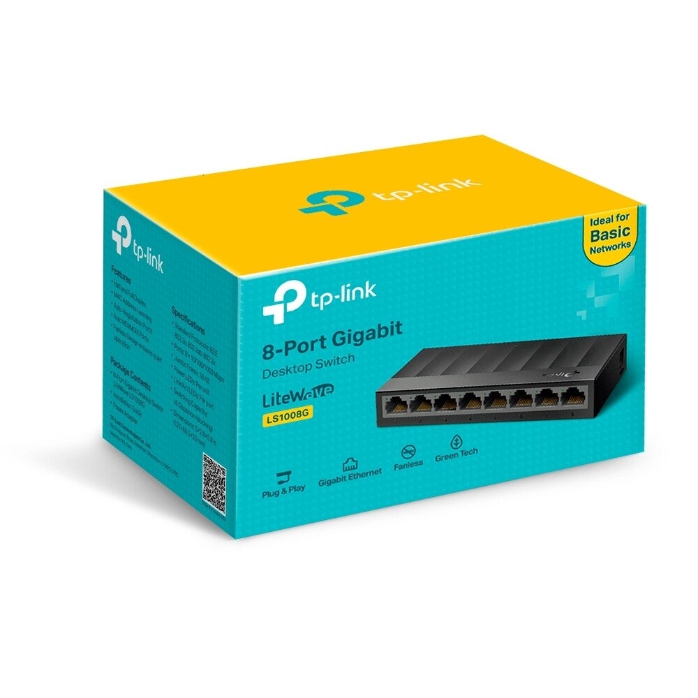TP-Link LiteWave LS1008G 8-poorts Gigabit Switch