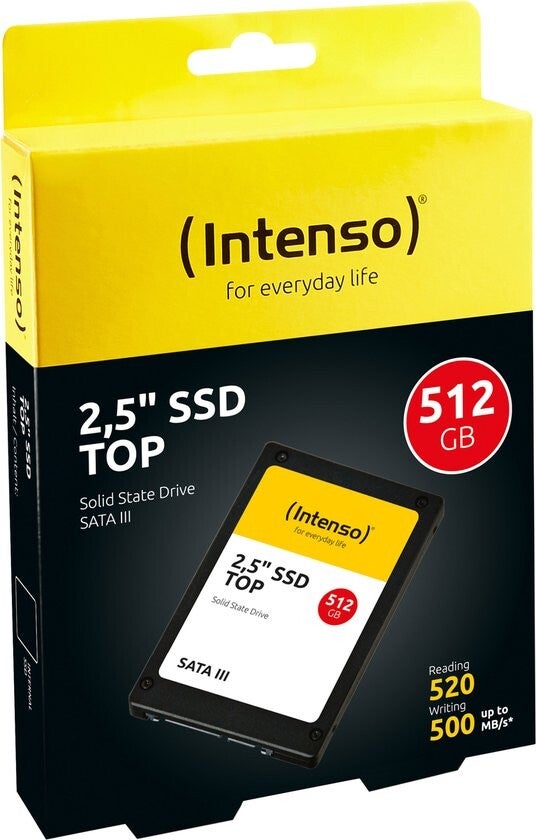 INTENSO 2.5 INCH SSD 512gb OPSLAG SATA III