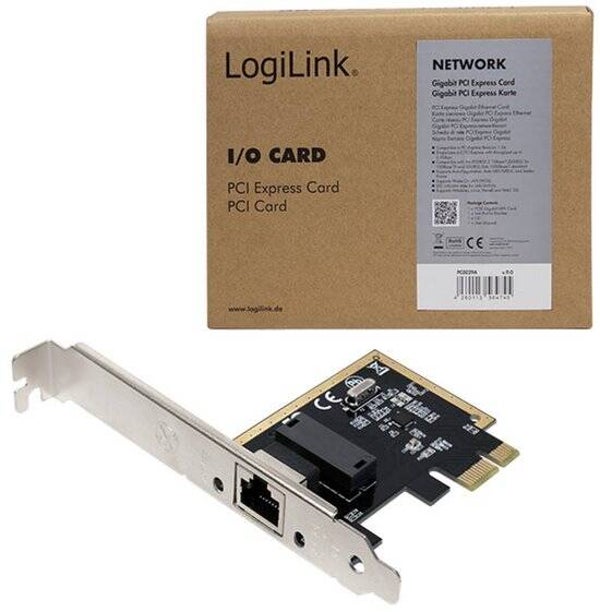 LogiLink PC0029A Netwerkkaart 1 GBit/s PCI-Express, LAN (10/100/1000 MBit/s)