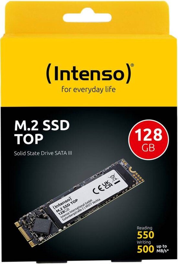 Intenso M.2 SSD SATA III Top - Interne SSD - 2280 - SATA III - 128GB - 550MB/s