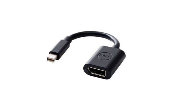 DELL 470-13627 kabeladapter/verloopstukje 20-pin DisplayPort FM Apple mini-DisplayPort M Zwart
