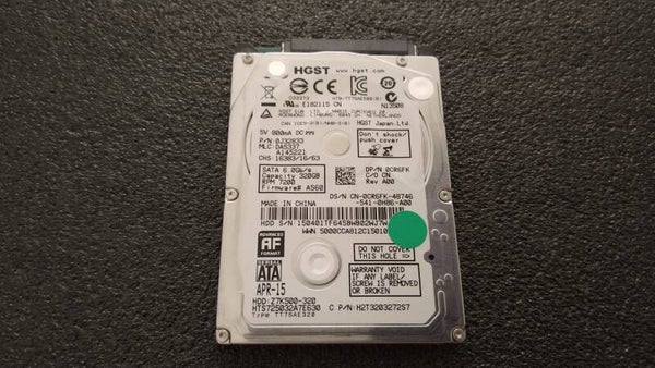 HGST Z7K500-320 harde schijf 320gb 2.5 inch sata