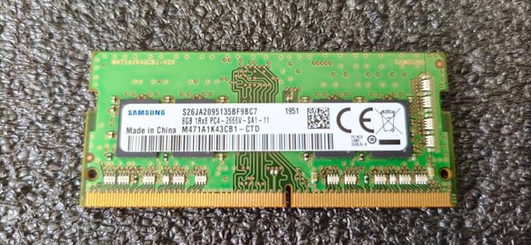 Samsung 8gb ddr4 sodimm geheugen 2666v