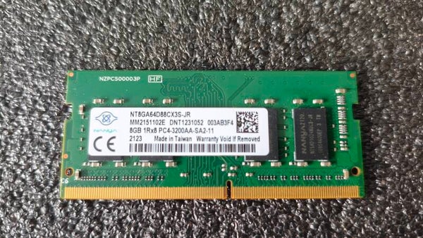 nanya nt8ga64d88cx3s-jr 8gb ddr4 sodim geheugen