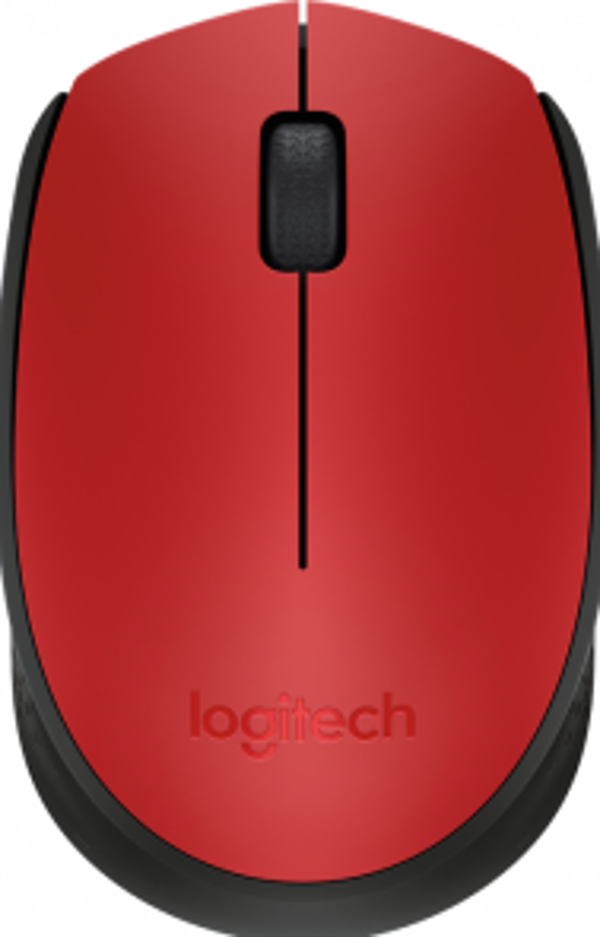 Logitech M171 draadloze muis rood