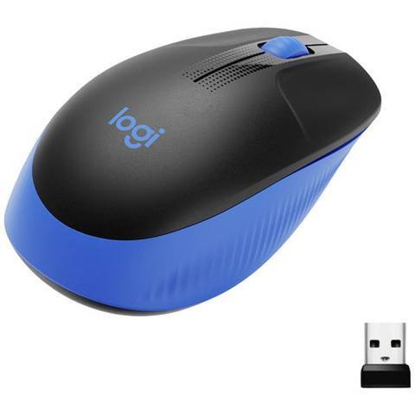 Logitech M190 draadloze muis blauw