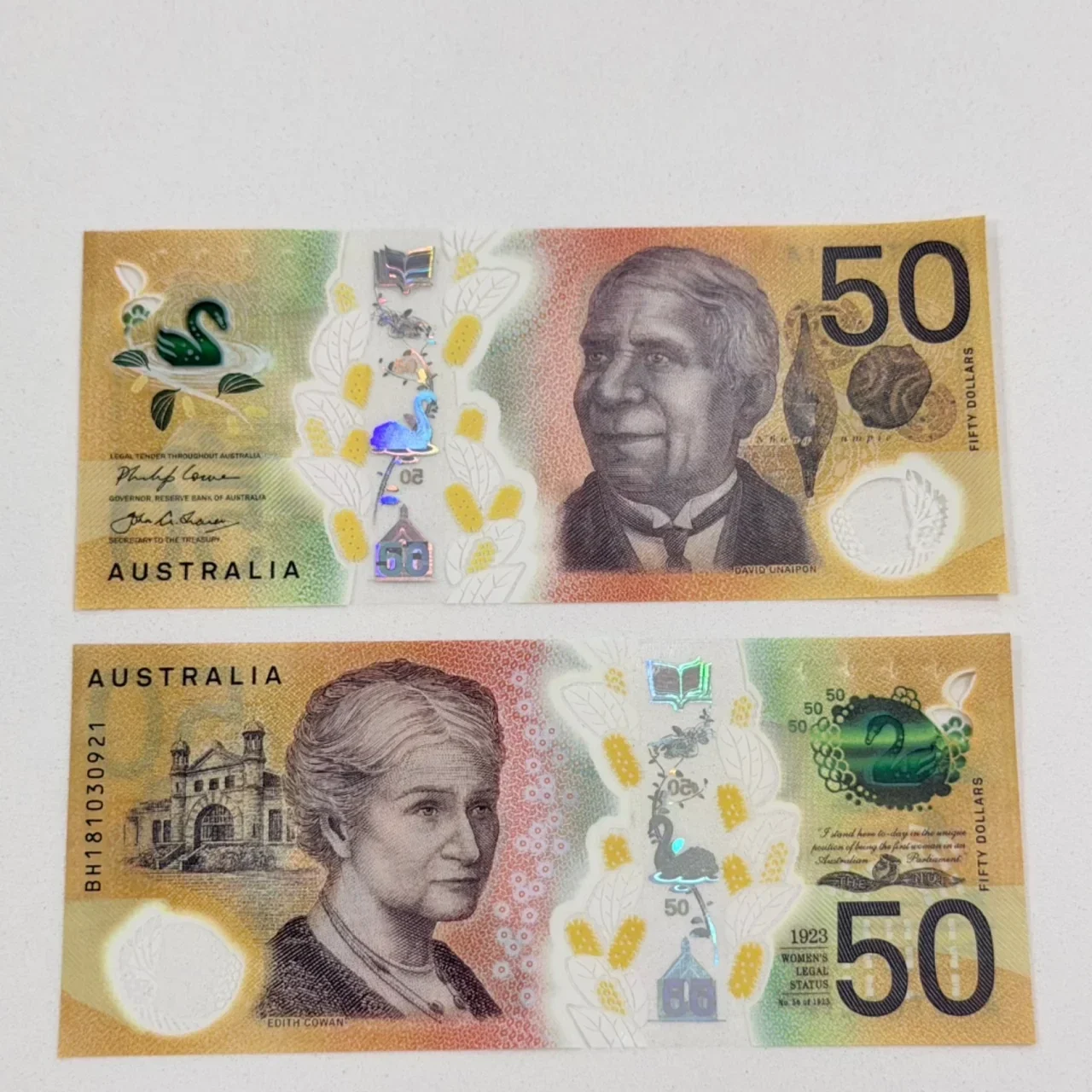 PROP New improved $50 Style polymer Notes: