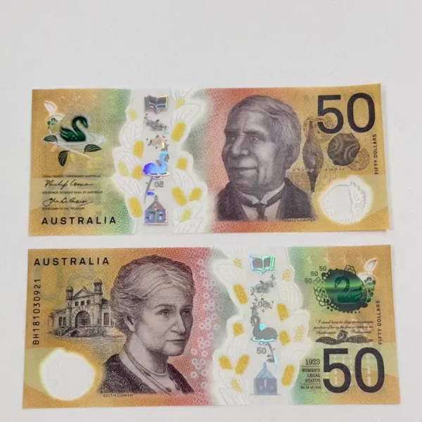 PROP New improved $50 Style polymer Notes: