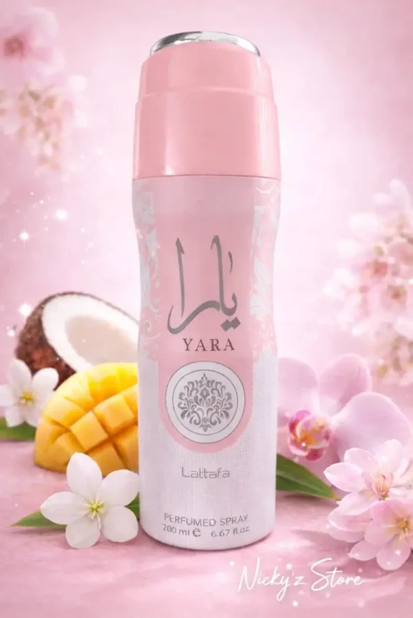 déodorant 200ml yara rose