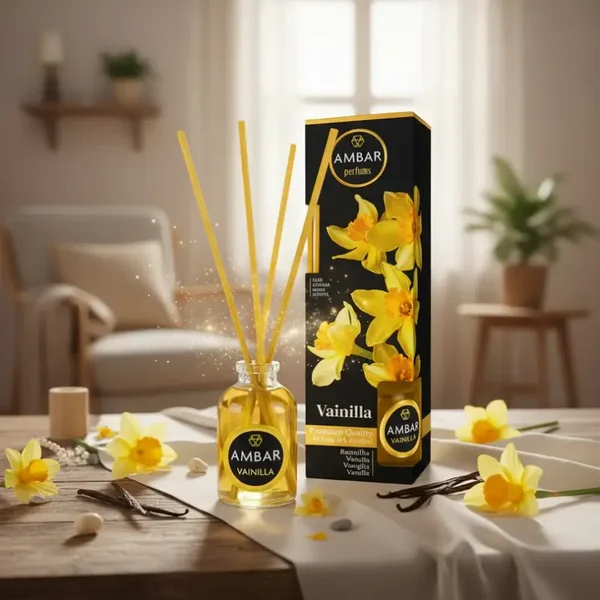 Mikado Diffuseur de Parfum Vanille 30ml - Ambar