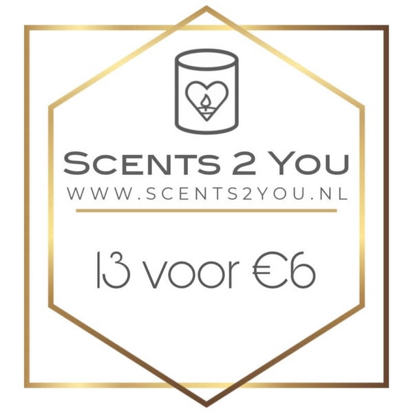 13 waxmelts voor €6,-