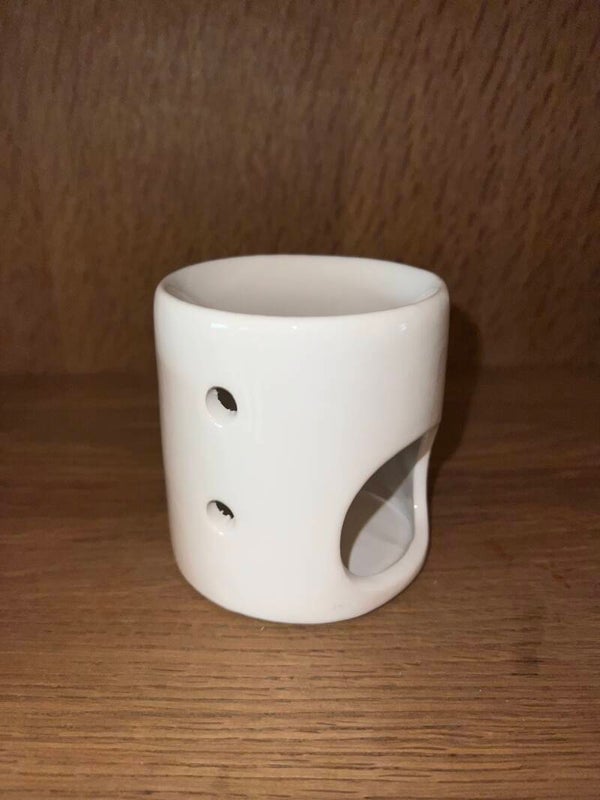 Waxbrander wit (met rood hartje)