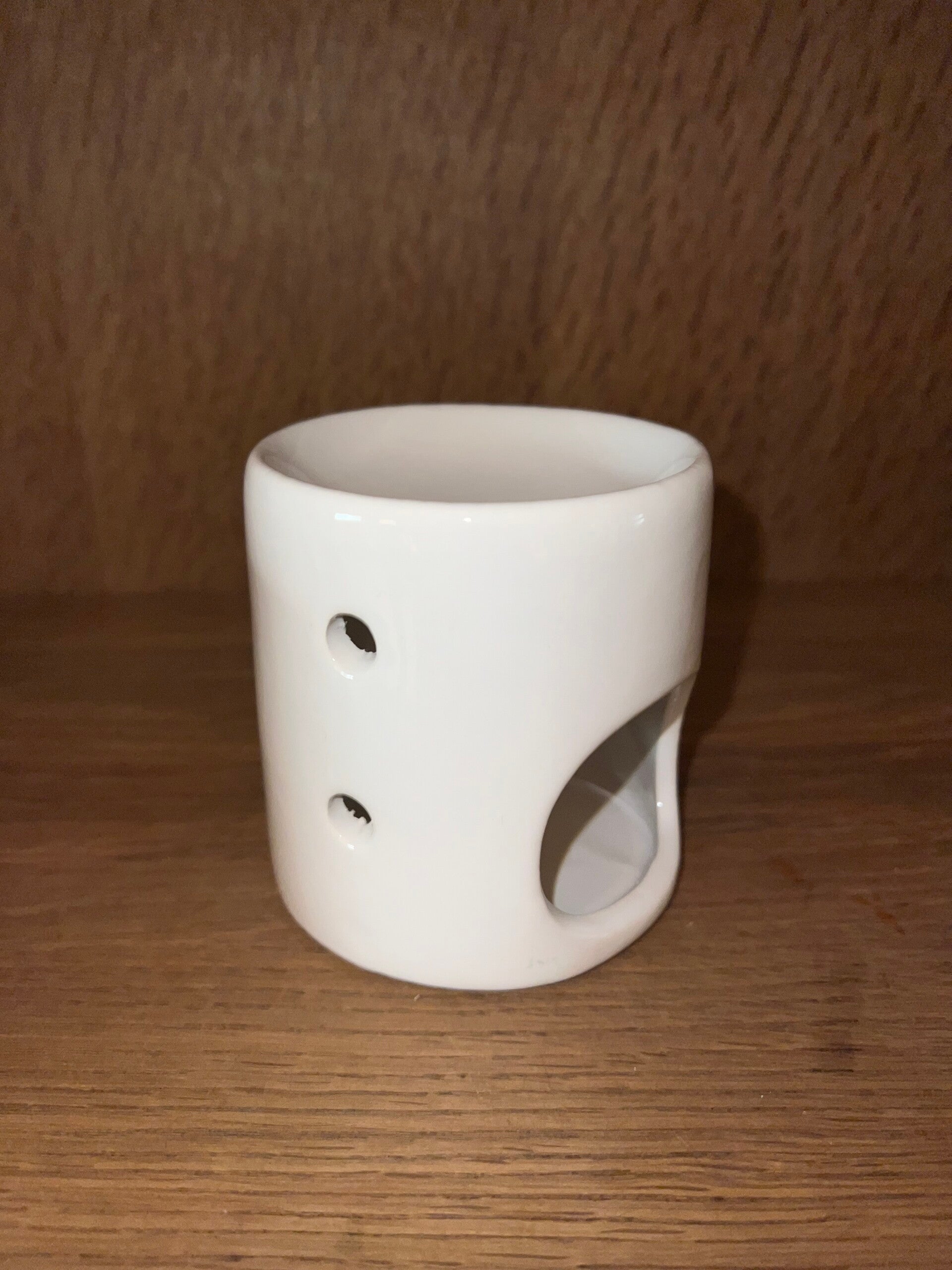 Waxbrander wit (met rood hartje)