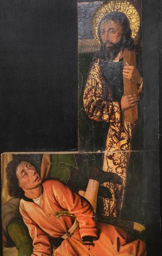 Investigación de pintura sobre tabla. Retablo de Frómista, por Tamara Alba